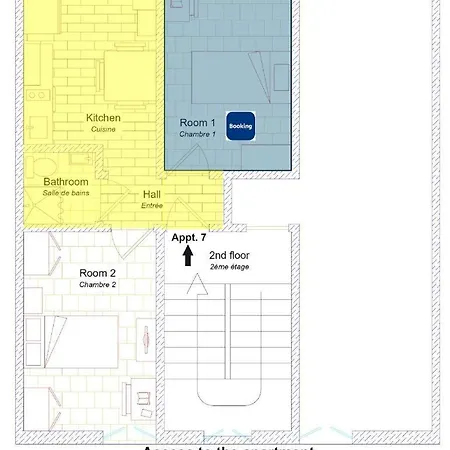 Private In Shared In The Center Of * Niza